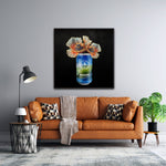 Bells Beach Brewery Fine Art Prints – Retro Can with Floral Elegance