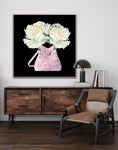 Louis Vuitton Handbag & Floral Fine Art Prints