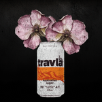 Travla Beer Fine Art Prints – Retro Can with Floral Elegance