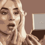Sabrina Carpenter Portrait – Handpainted Tribute to the Viral Pop Princess