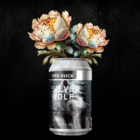 Red Duck Beer Fine Art Prints – Craft Beer with Floral Art