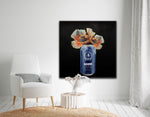 Bells Beach Brewery Fine Art Prints – Retro Can with Floral Elegance