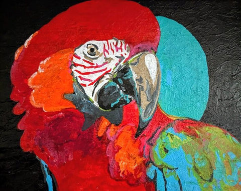 Scarlet Macaw - Original Art