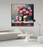 Floral Afterlife | Skull Art Prints