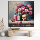 Floral Afterlife | Skull Art Prints