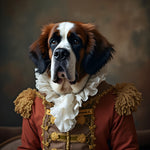 The Victorian Guardian| St Bernard In Clothing Art