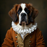 The Distinguished Guardian | St Bernard In Clothing Art