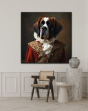 The Victorian Giant | St Bernard In Clothing Art