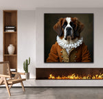 The Distinguished Guardian | St Bernard In Clothing Art