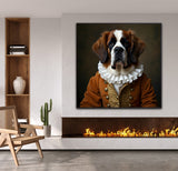 The Distinguished Guardian | St Bernard In Clothing Art