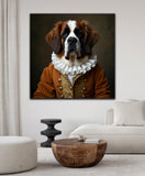 The Distinguished Guardian | St Bernard In Clothing Art