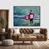 Board Riders In Paradise | Surfers On The Beach Prints