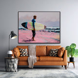 Surfside Solitude | Surfers On The Beach Prints