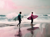 Riders of the Blue | Surfers On The Beach Prints