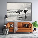 Surf's Calling | Surfers On The Beach Prints