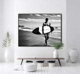 Where The Ocean Meets The Soul | Surfers On The Beach Prints