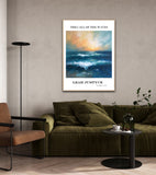 Abstract Art Poster | The Call Of The Waves