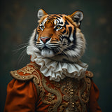 Fierce and Refined | Tiger In Clothing Art