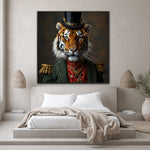 Tiger Aristocracy | Tiger In Clothing Art