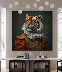 Fierce and Refined | Tiger In Clothing Art