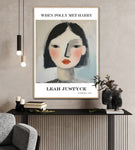 Abstract Art Poster | When Polly Met Harry