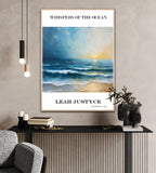 Abstract Art Poster | Whispers Of The Ocean