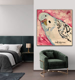 Wings Of Whimsy | Budgie Art Print