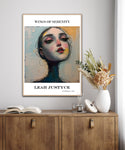 Abstract Art Poster | Wings Of Serenity