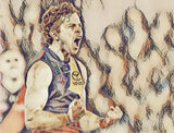 Zac Taylor AFL Art | Limited Edition Prints Adelaide Crows