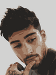 Zayn Malik – Made-to-Order Portraits
A soul carved from velvet and shadows,
Zayn Malik is more than a voice —
he's a mood, a moment, a muse.