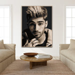 Zayn Malik – Made-to-Order Portraits
A soul carved from velvet and shadows,
Zayn Malik is more than a voice —
he's a mood, a moment, a muse.