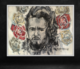 Jon Snow and Roses Pop Portrait