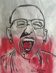 Chester Bennington Pop Art Painting