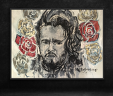 Jon Snow and Roses Pop Portrait