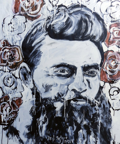 Ned Kelly Painting by Leah Justyce